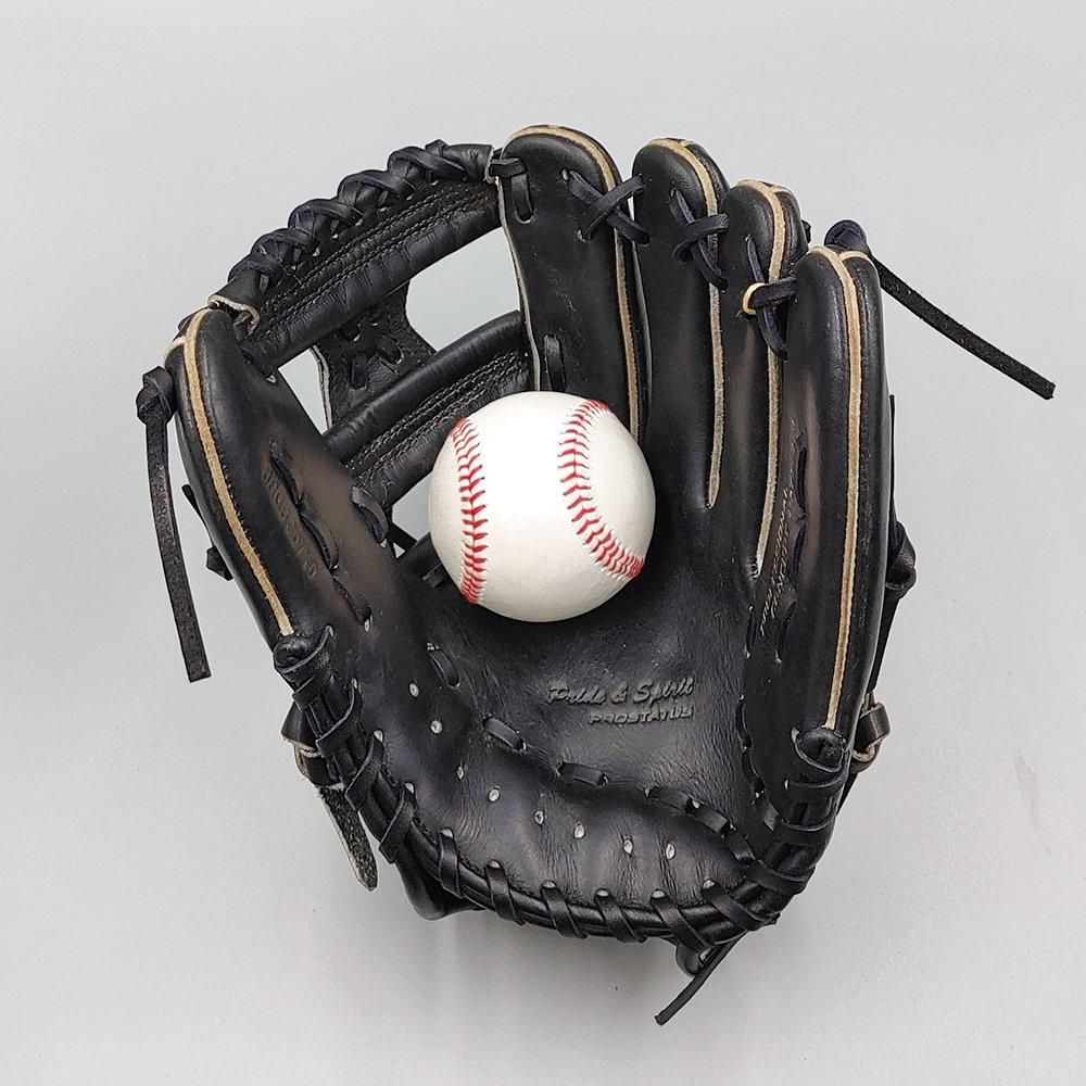 硬式対応アップグレード済 (高校野球対応)】 ゼット 硬式グローブ / 内