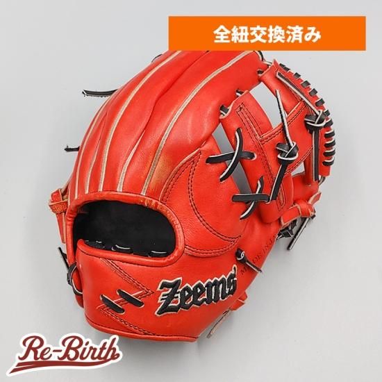 全紐交換済み】 ジームス 軟式グローブ / 内野手用 型付け済み (Zeems