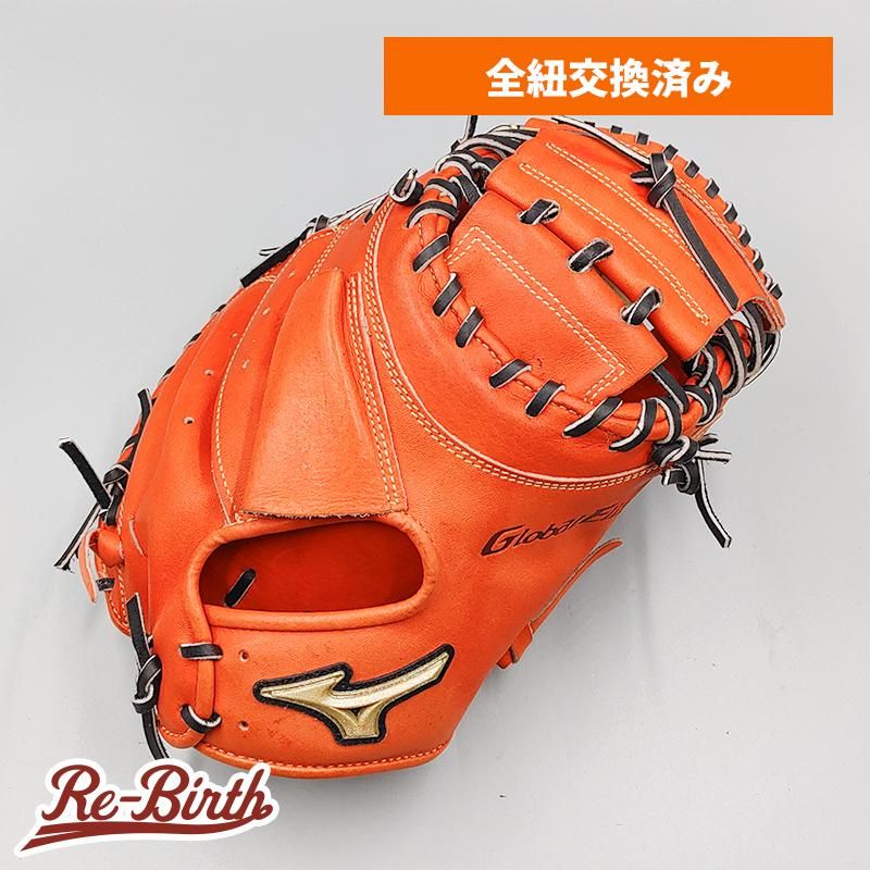 全紐交換済み (高校野球対応)】 ミズノ 硬式用 キャッチャーミット
