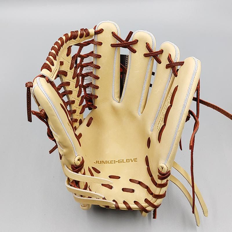新品 (高校野球対応)】 ジュンケイ 硬式グローブ / 外野手用 無料
