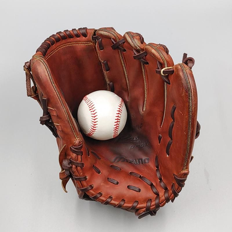 全紐交換済み (高校野球対応)】 ミズノ 硬式グローブ / 投手用 型付け