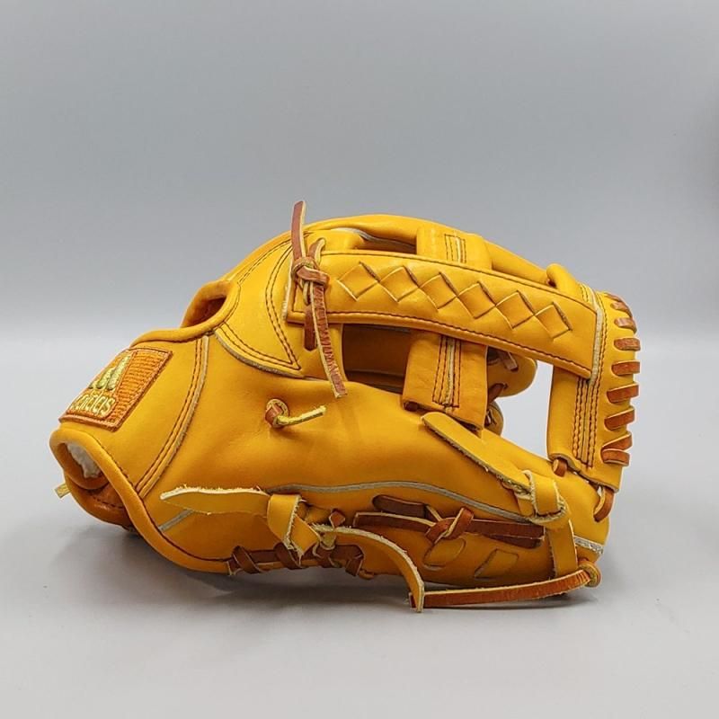 クリーニング済み 】 アディダス 軟式グローブ / 内野手用 型付け済み