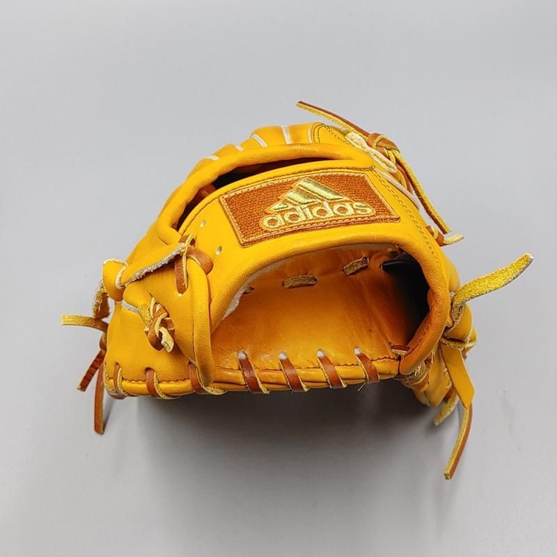 クリーニング済み 】 アディダス 軟式グローブ / 内野手用 型付け済み