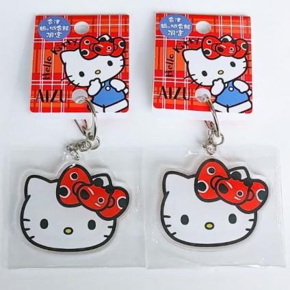 会津限定】ハローキティ50周年×赤べこ 🎀 鶴ヶ城会館オリジナル