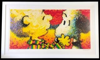 トム・エバハート 『Nobody Barks in LA』 アートポスター スヌーピー