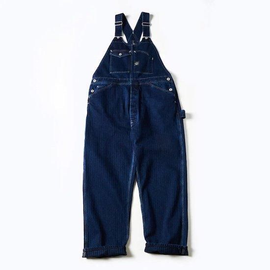 POST O'ALLS / No.2 Overalls *Herringbone Denim / Double indigo
