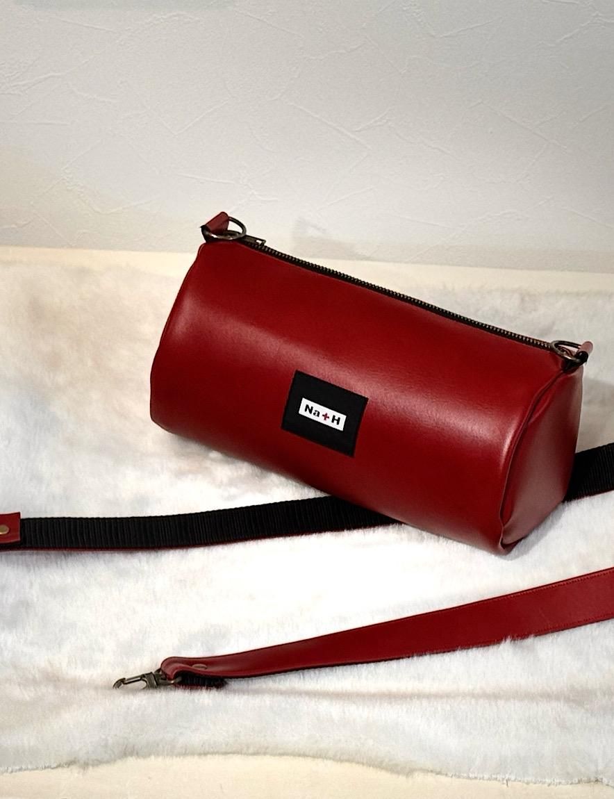 ドラムバッグ(黒/赤)◇hm - Na＋H