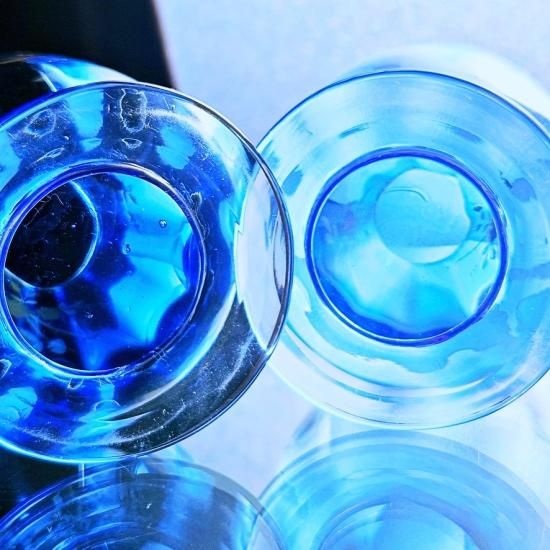 金彩オールドバカラ 美しい薔薇模様のグラス【19世紀後半頃】アール