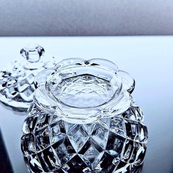 輝くオールドバカラ ディアマンカレの可愛いボンボニエール【1900年頃