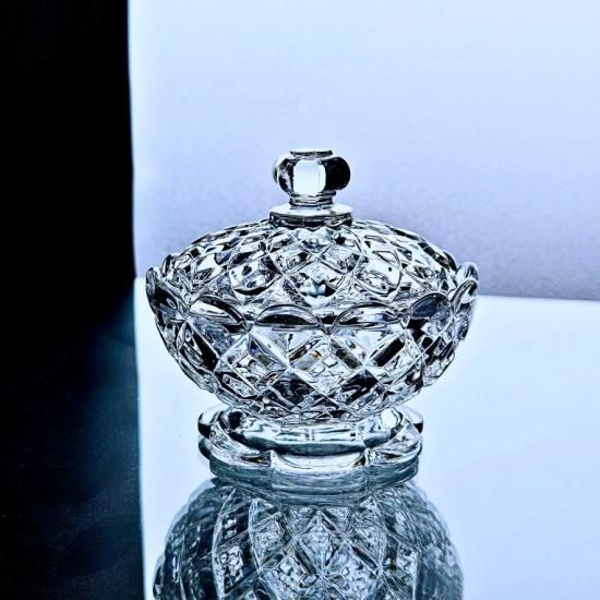 輝くオールドバカラ ディアマンカレの可愛いボンボニエール【1900年頃