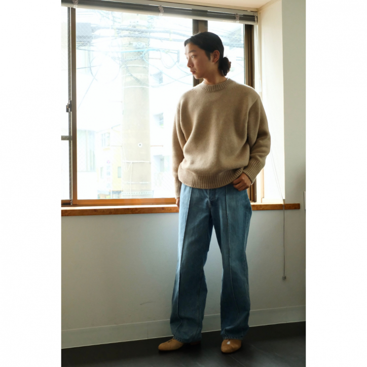 Olde H & Daughter BABY CASHMERE CREW NACK P/O