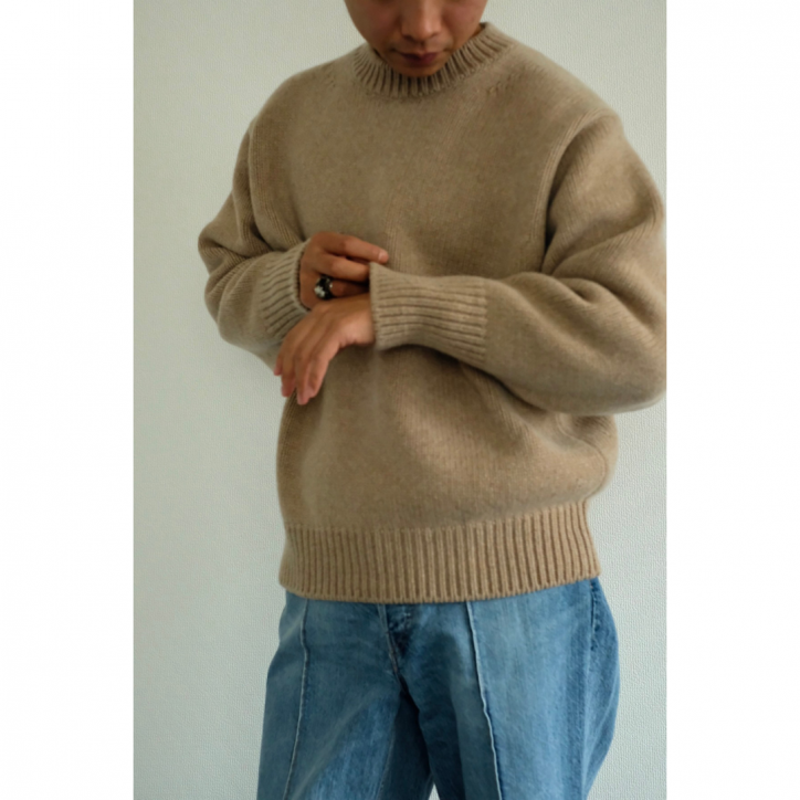 Olde H & Daughter BABY CASHMERE CREW NACK P/O