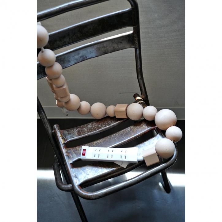 BLESS Cable jewelry Multiplug wood 延長コード