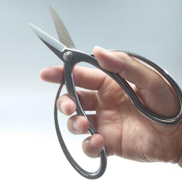 盆栽鋏 （兼進作）～ステンレス鋼～ 全長180mm No.831 - 盆栽、園芸