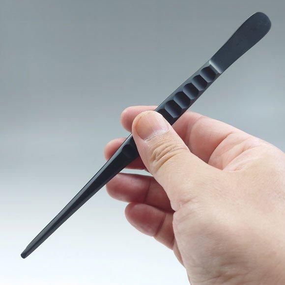 盆栽 黒染め ステンレス 外科医用ピンセット 兼進作 180mm No.64K / No