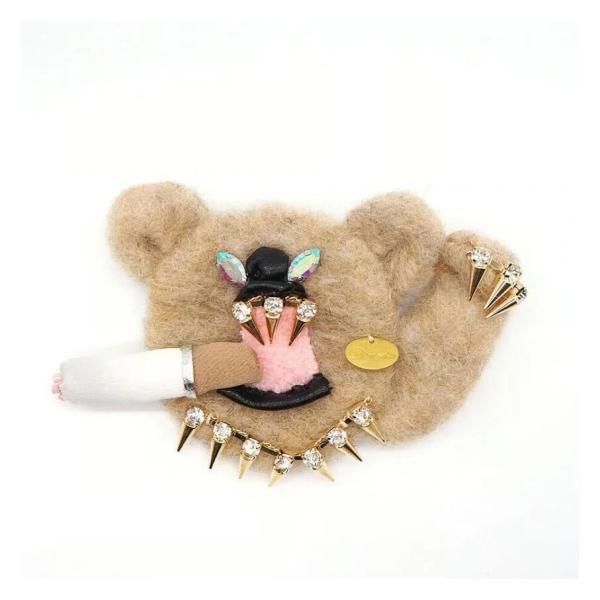 DEMODEE デモデ クマブローチ21ABR-BEAR-WARU