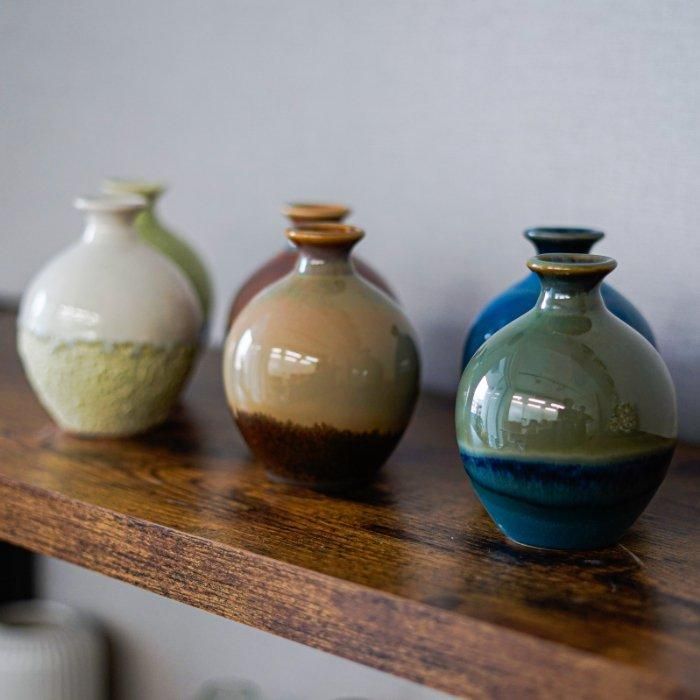 Despots(デスポッツ) Vase reactive glaze フラワーベース 6 colours