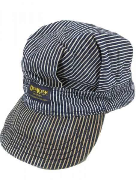 古着 80's USA製 OSHKOSH オシュコシュ ヒッコリーストライプ スナップ
