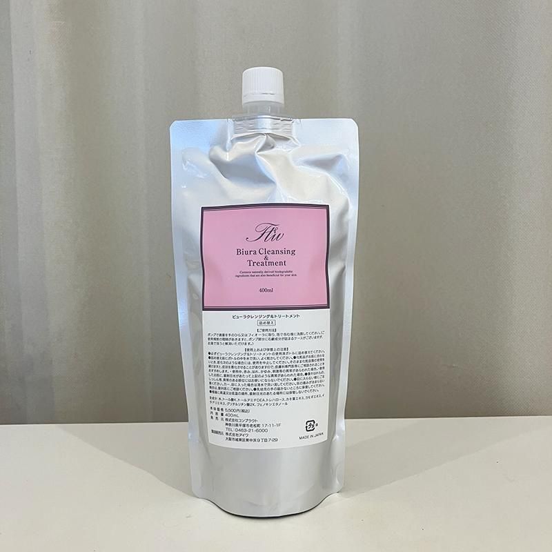 ビューラクレンジング＆トリートメント詰め替え用レフィル 400ml