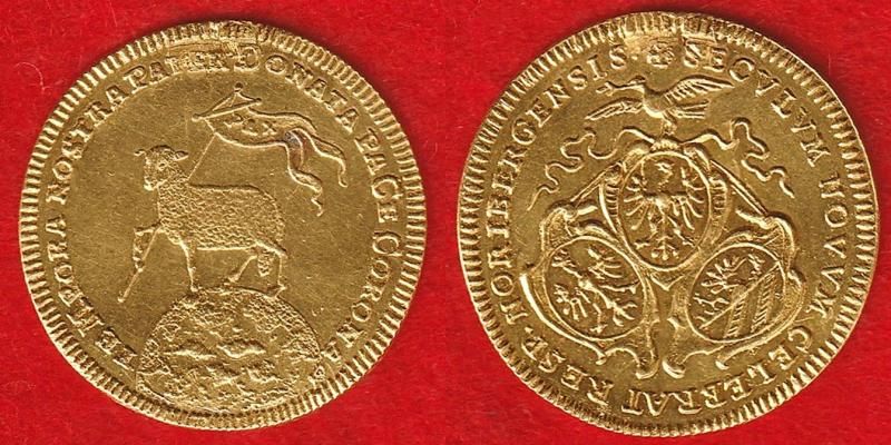 ドイツ ニュルンベルク 1700年 ラムダカット Ducat金貨 - 名古屋 創業