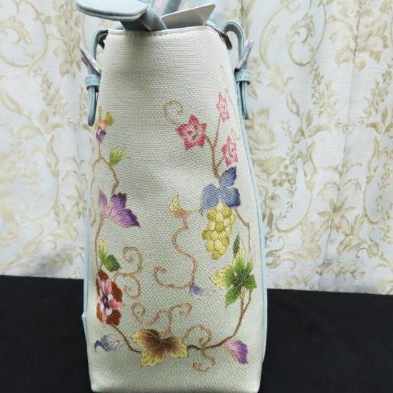 和装バッグ 岡重 OKAJIMA 和洋兼用 バック 京友禅染め トート型 （3377