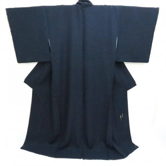 色無地 松井青々蒔き糊染め 小紋 お茶席着物 フォーマルにも 御仕立