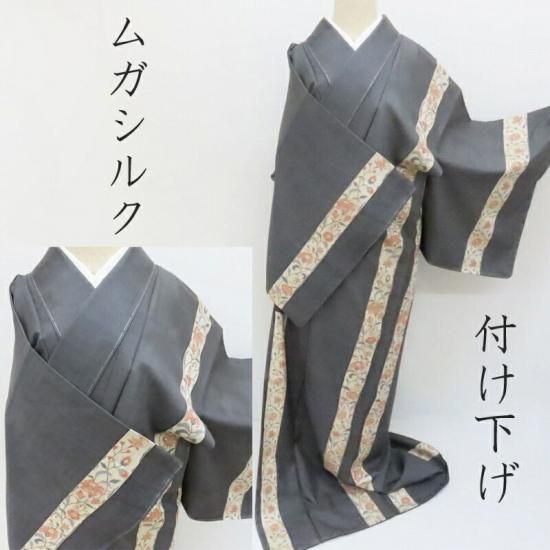 夏 絽 訪問着 新品 オリエンタル更紗文様 夏のフォーマル 御仕立上り