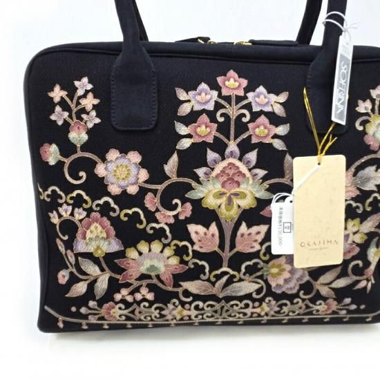 岡重 okajima バック ダークパープル 新品 岡重 okajima バック ダーク