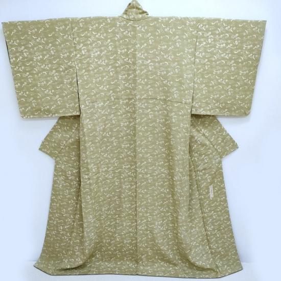 小紋 伝統工芸 本草木染 昭三作 吹き寄せ紋 順フォーマル 茶道着物 式