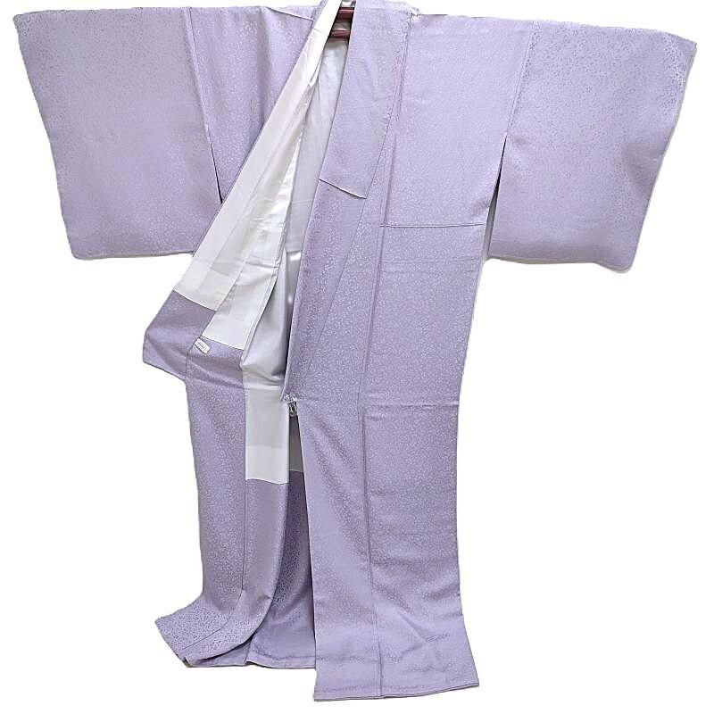 色無地 紋意匠織 皇室献上工場謹製 唐花紋「HANAGOROMO」4点セット 色