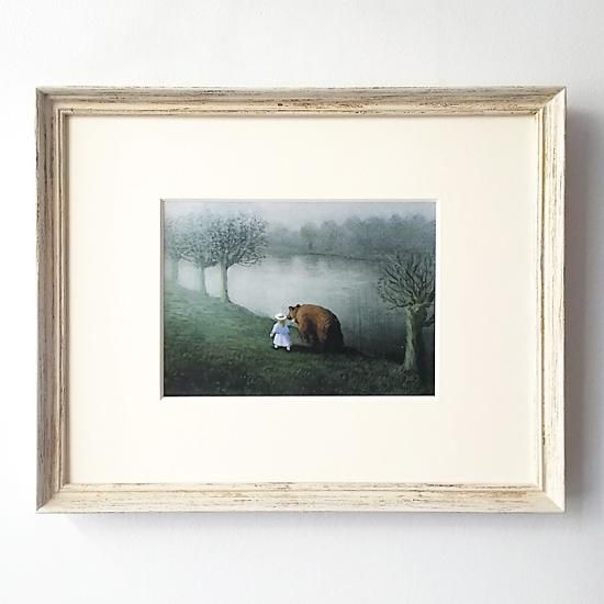 ポストカード額装品 ミヒャエル・ゾーヴァ《散歩》 - 額縁・ギャラリー37°