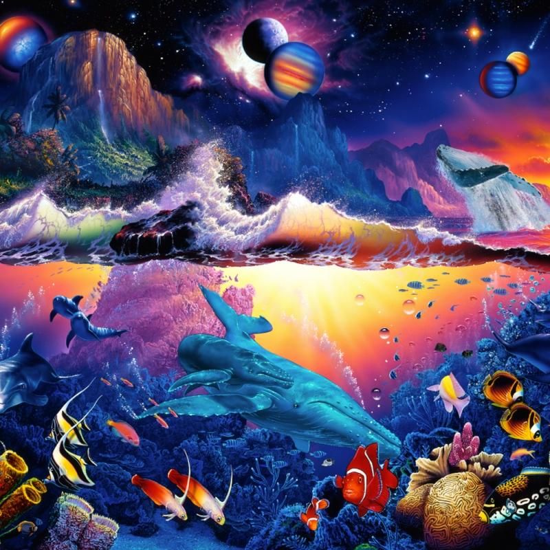 GALAXY OF LIFE III | クリスチャン・ラッセン | 版画 | 日本正規販売