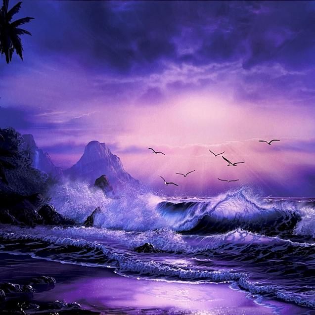 Violet Sunrise | クリスチャン・ラッセン | アート・オブ・ライフ