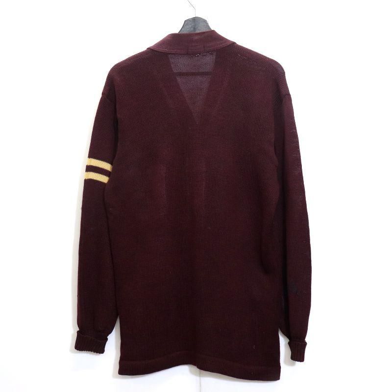 40s USA製 vintage Wilson ウィルソン レタード ウール ニット