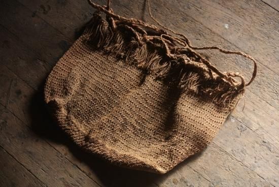 アイヌ民具 編袋 サラニプ