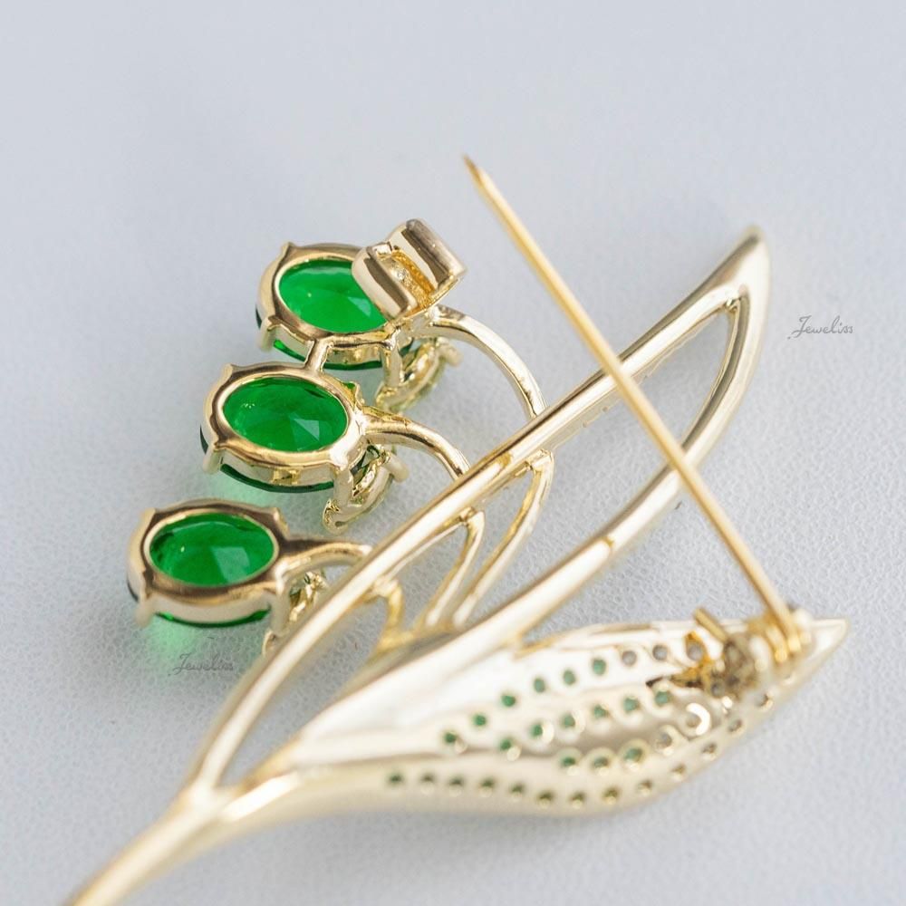 Jeweliss ブローチ スズラン レイ ray すずらん 鈴蘭 花 おしゃれ