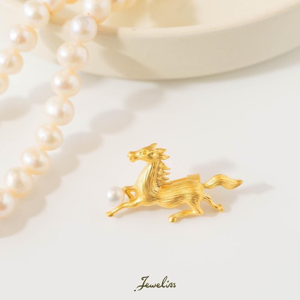 Jeweliss ブローチ Rathi ラスィ 馬 - ブローチ専門店 ジュエリス 公式