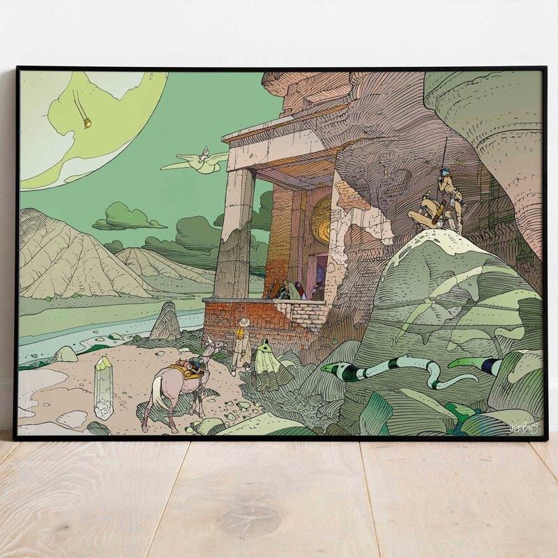 ポスター | ARZAK ET STEL | MYSTERE MONTROUGE 06 - MOEBIUS