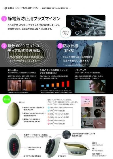 QEURAダーマルミナ | 電気ブラシ - GUTTY Online Shop