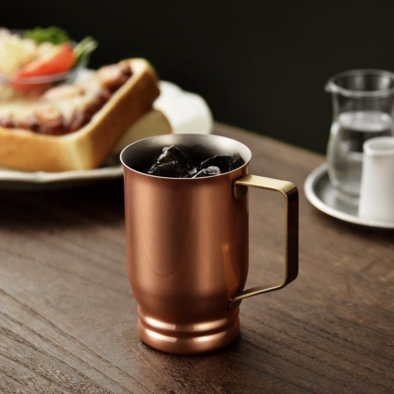 食楽工房】純銅レトロマグ500ml | 昭和レトロなデザイン - asahi-spoon