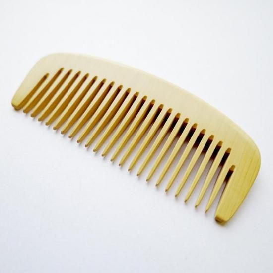 薩摩つげ櫛 パーマ櫛 4寸 24本歯 さつまつげ 柘植 黄楊 国産 日本製