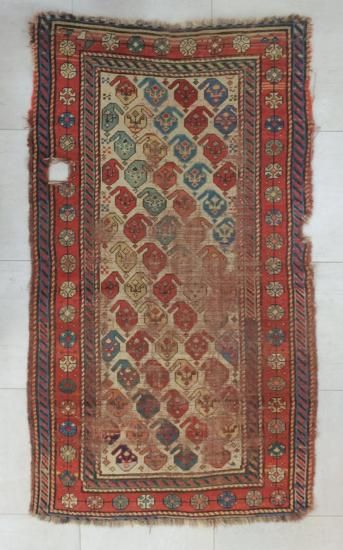 コーカサス アンティーク ラグ| 絨毯 - アンダイド プラス