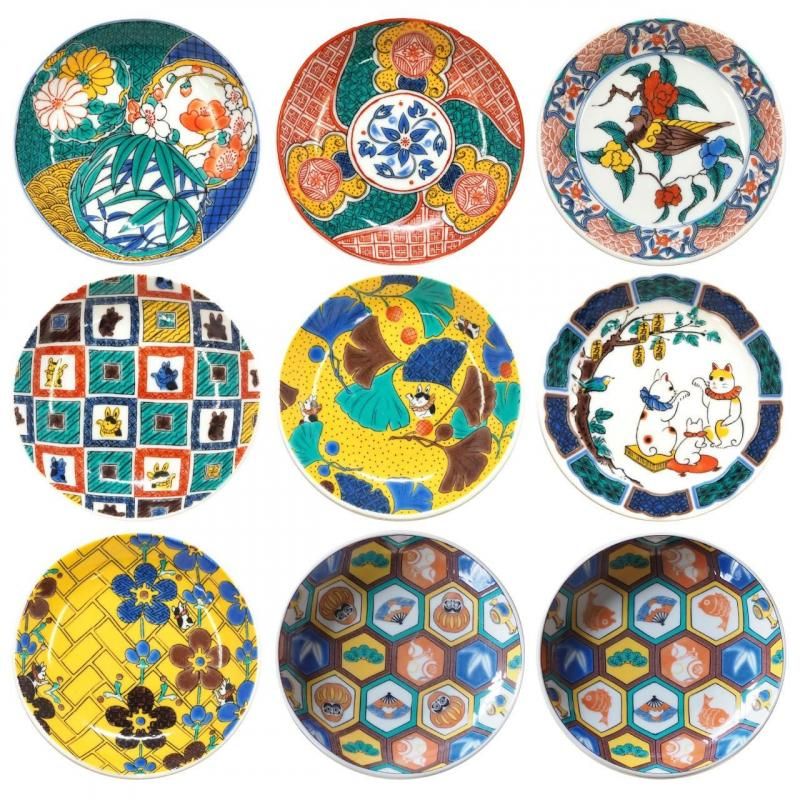 九谷焼豆皿 | 吉田屋風 3.5寸 - 九谷結窯 暮らしに寄り添う九谷焼