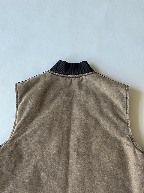 Carhartt】 Duck Vest カーハート ダックベスト ダーク ブラウン