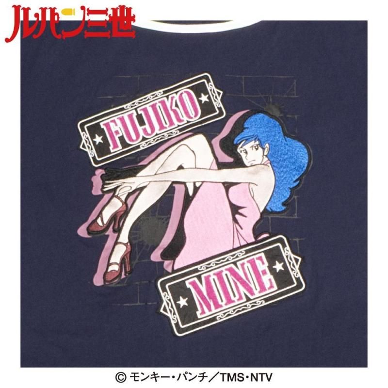 ルパン三世PART2 峰不二子 ベースボールシャツ | Guf - アニメグッズの