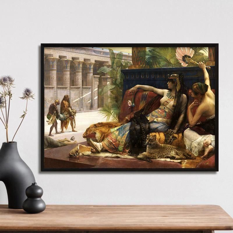 死刑囚に毒を試すクレオパトラ | アレクサンドル・カバネル絵画