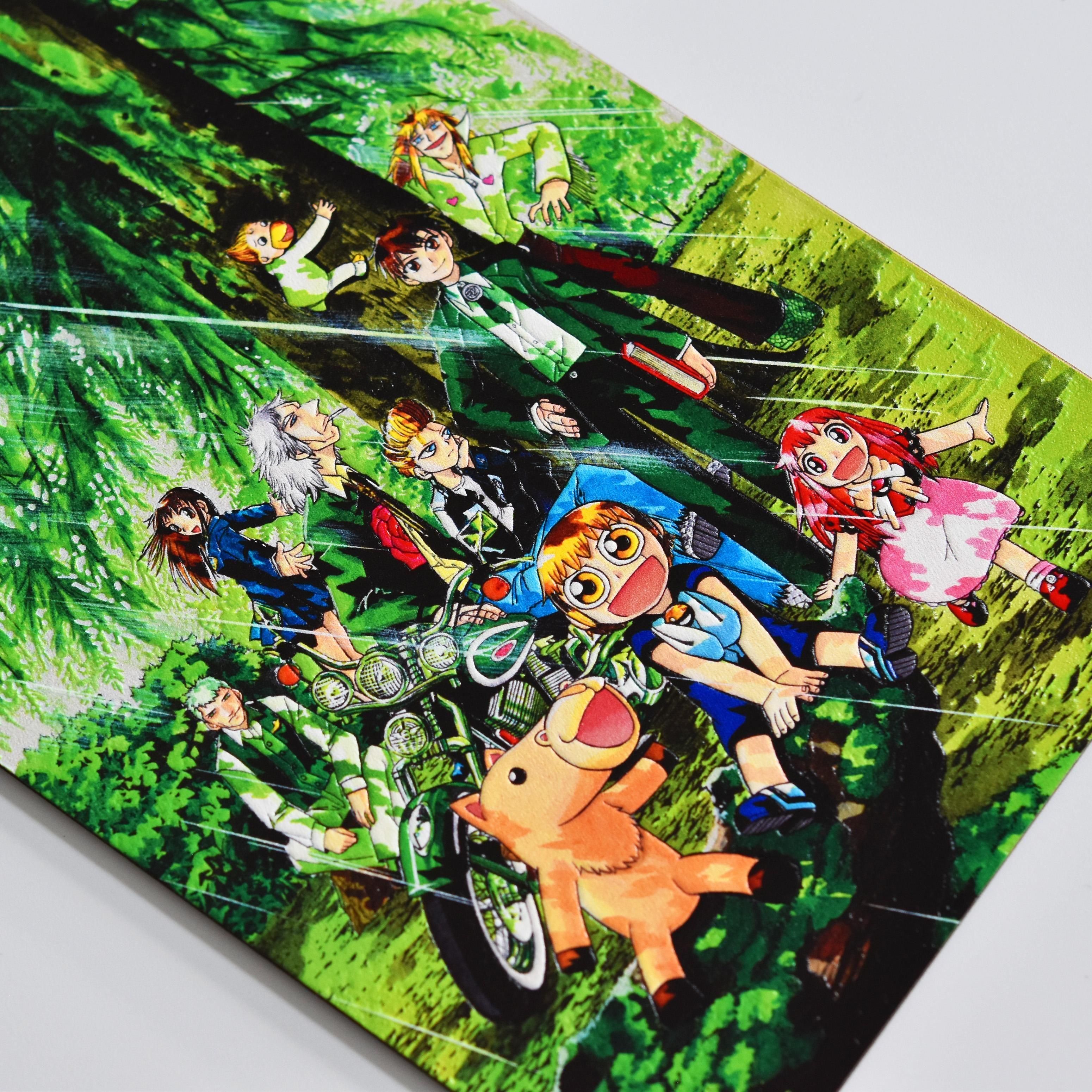 オレの友達」ウッドポストカード - 「金色のガッシュ！！」「金色の