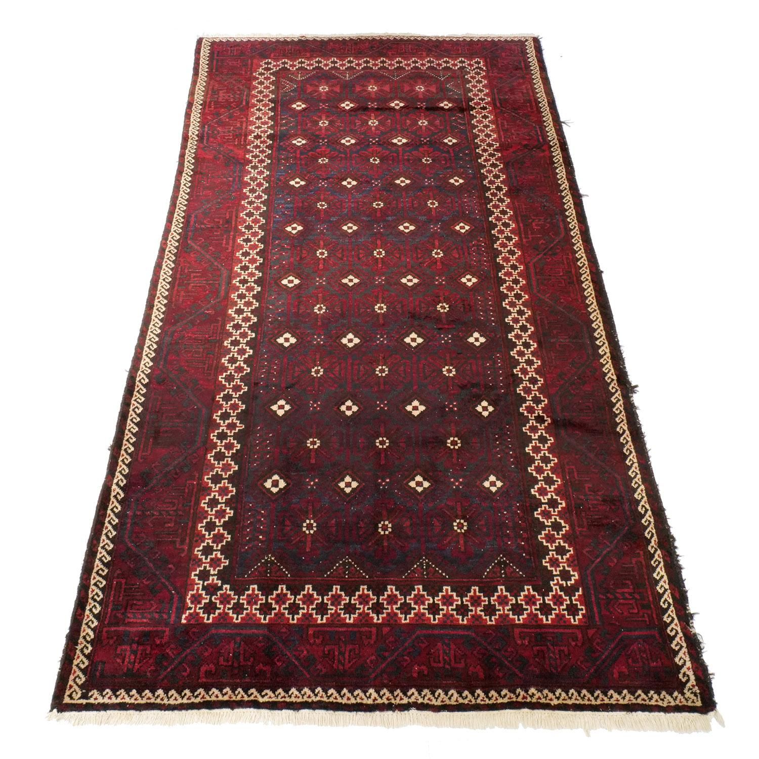 バルーチセミアンティークラグ | 1970年代の魅力 - ヴィンテージラグ