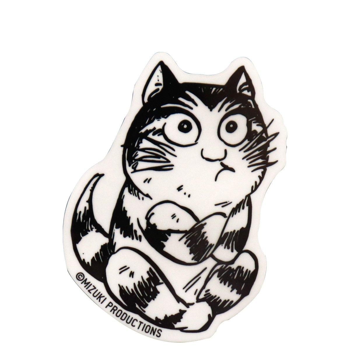 水木しげるコレクション ステッカー 猫楠 - youkai-honpo