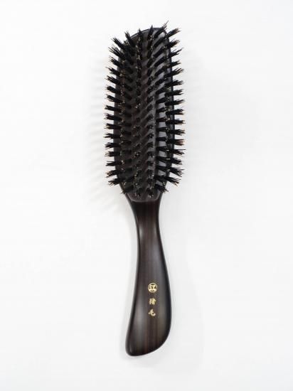 ヘアーブラシ 6行植え S型 猪毛 - 日本橋江戸屋 公式オンラインショップ